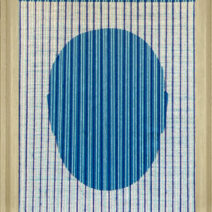 Visage bleu