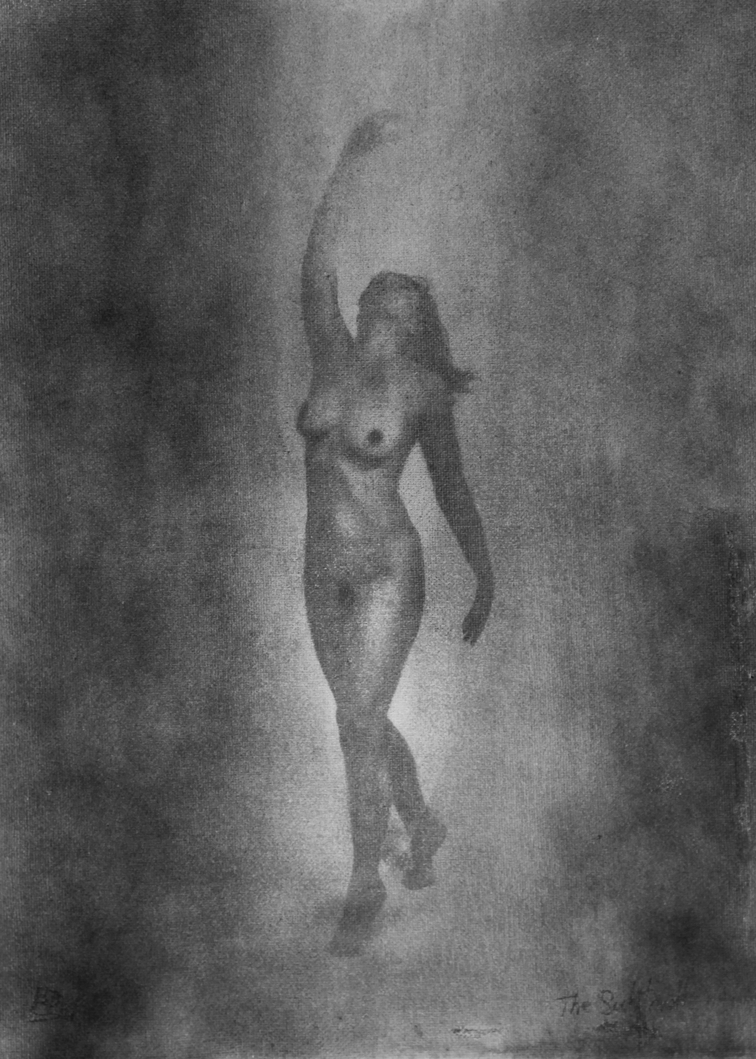 "À feu nue" toile